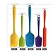 5PCS Silicone Rubber Spatula Set, VITUER Food Grade BPA-Free Spatulas for kitchen Use, Heat Resistant Spatula for Cooking & Baking, Dishwasher Safe