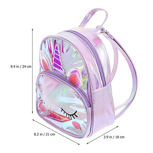 KESYOO 1 Unidade de Mochila para Crianças Bolsa de Unicórnio de Grande Capacidade Linda Mochila para