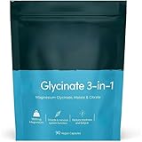 Il glicinato benessere quotidiano 3 in 1, supporta l'equilibrio muscolare, nervoso ed energetico,1pcs