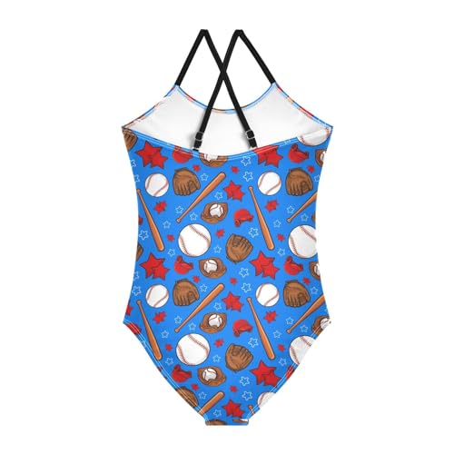 Image of Ollabaky Girls One Piece Swimsuit Bathing Suit Beachwear 3-10T