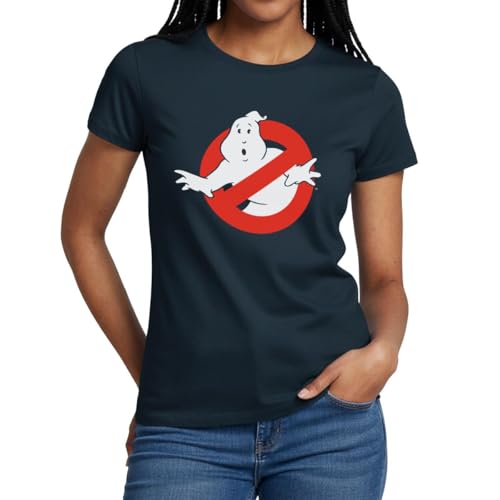 Spreadshirt SOS Fantômes Ghostbusters Logo T Shirt Femme
