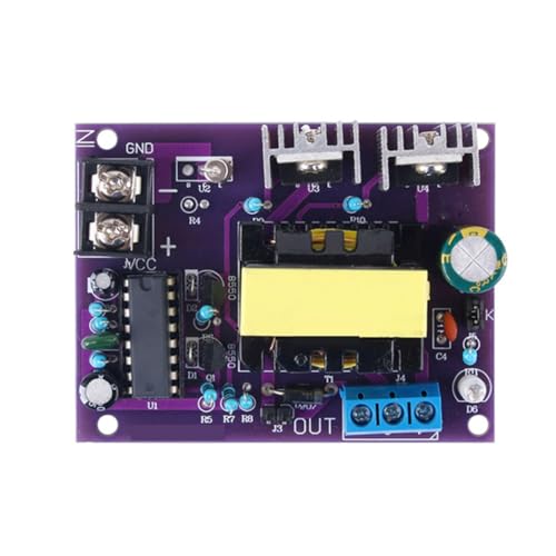 Harewtwy 100W DC 24V una AC 110V 220V Inversor de Corriente Convertidor Elevador Elevador Transformador de Fuente de AlimentacióN para el Hogar del AutomóVil Al Aire Libre