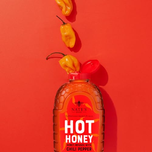 Image of Nate's Hot Honey - 32 oz Squeeze Bottle (Pack of 12)
