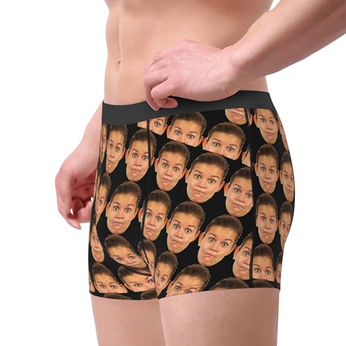 Custom Boxers Personalized Boxers For Men, Customized Underwear, Custom Underwear Add Your Text Photo4