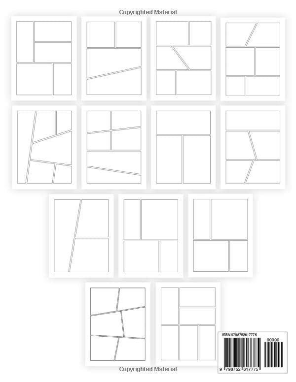 Miniatura 2 de Blank Comic Book 13 Different Templates Layout Comic Notebook For Kids And Adults, Draw Your Own Comics Storyboards, Sketch And Drawing Own Story,