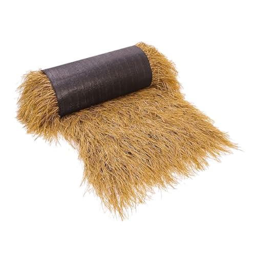 VINTORKY Simulated Thatch Decoration Lifelike Straw Roof Artificial Thatch Panel for Landscaping Decor Garden Patio Cover