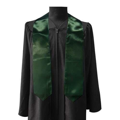Image of GraduationMall 24 Pieces 72 Inch Plain Graduation Stole Bulk Sublimation Blank Honor Graduation Sash Unisex Adult