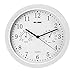 RELOJ PARED ANALOGICO BLANCO 25CM TEMP/HUMEDAD