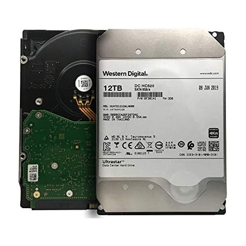 Western Digital Ultrastar DC HC520 HUH721212ALN600 12TB 7200RPM 256MB Cache SATA 6.0Gb/s 3.5" Enterprise Hard Drive (Renewed) Cover