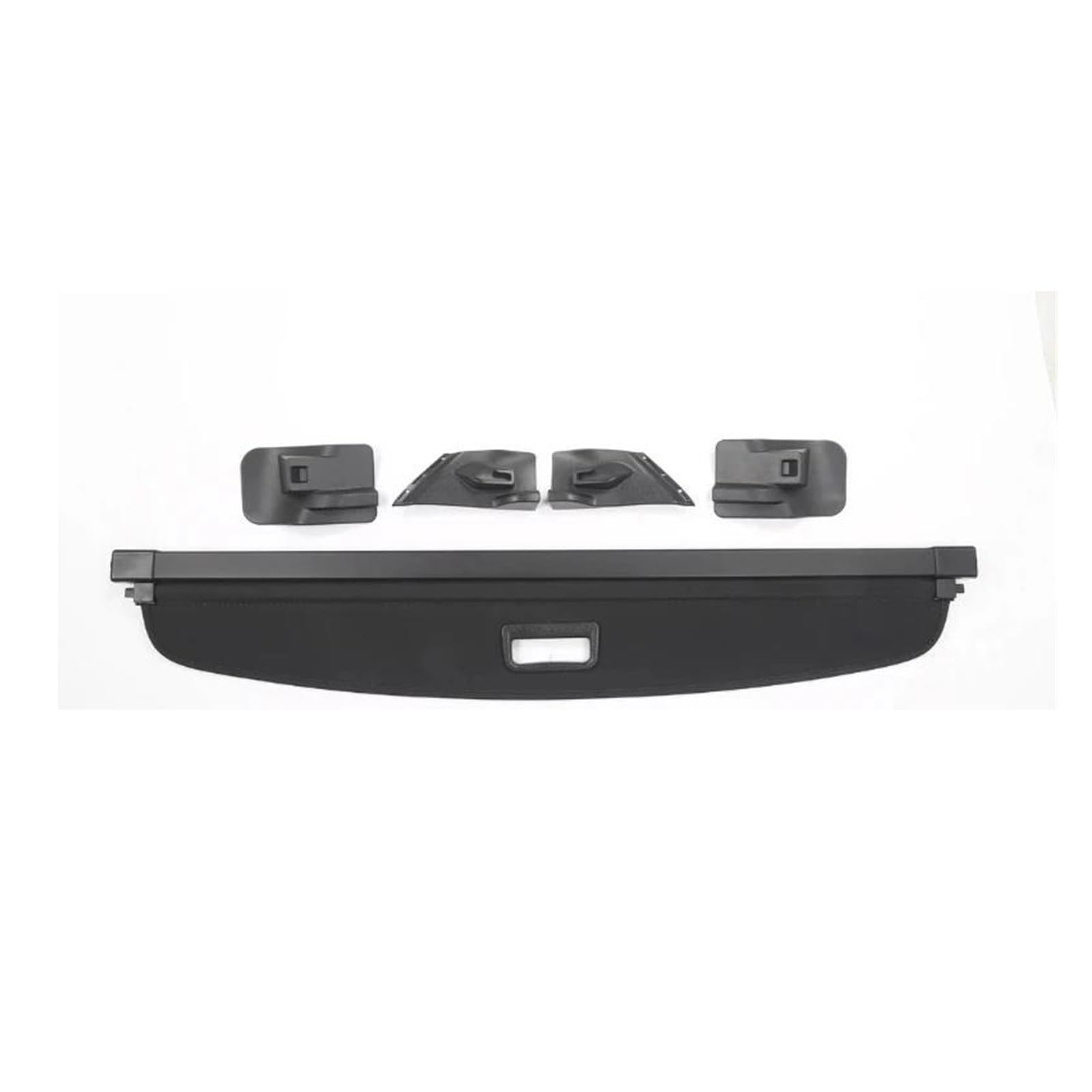 HTyghbn Trunk Cargo Cover Curtain Rear Luggage Carrier Retractable Partition Baffle Plate Storage For Model Y(For style)