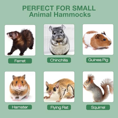 MQ Hamster Toys 3 Pack Natural Wood Hamster Warm Chewing Hanging Cage Accessories Toys Set for Ferret Guinea Pig Hamster Flying Rat Squirrel - Thumbnail 6