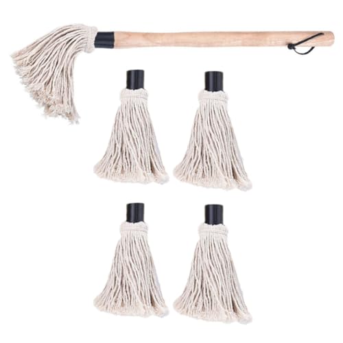 Artibetter Brosses à Barbecue Plusieurs styles Set de 6 en Fil de Coton en Bois Pratique, Pinceaux à Huile pour et Barbecue, Cuisine et Grillades Plusieurs styles