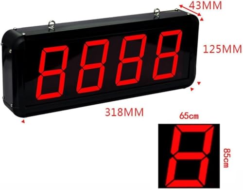 Contatore Digitale a LED - Contatore a Nastro trasportatore a 4 cifre Fino a 9999, sensore con Portata di 70 cm per fabbriche, Linee di Produzione e officine.,