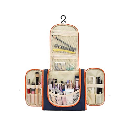 Image of Styleys Toiletry Bag for Men, Travel Organizer Pouch with Multiple Compartments, S1402 Black