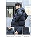 Mens Stand Collar Long Down Jacket Plus Size Winter Warm Padded Puffer...
