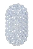 Waroom Home Non-Slip Shower Mat, Machine Washable Oval PVC Bath Mat, 27