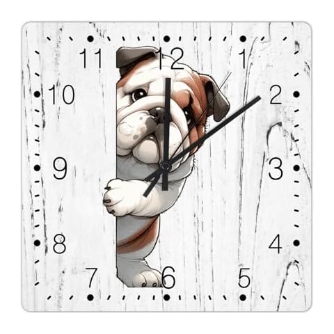 Swavecat Bulldog Art Wall Clock Cover