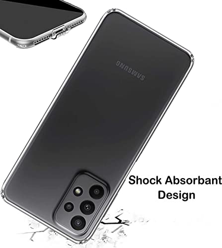 Image of Transparent Soft Silicone TPU Flexible Back Cover Compatible with Samsung Galaxy A23