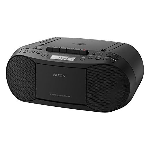 Sony CFDS70B.CEK Classic CD and Tape Boombox with Radio - Black