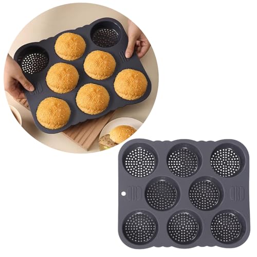 Canne à hamburger silicone souple cuisson homogène four