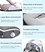 Baby Lounger, Portable Foldable Travel Lounger for Newborn 0-12 Month, Washable Lightweight Infant Nest with Canopy, Soft Breathable Baby Nest with Adorable Pattern, Home & Outdoor Use