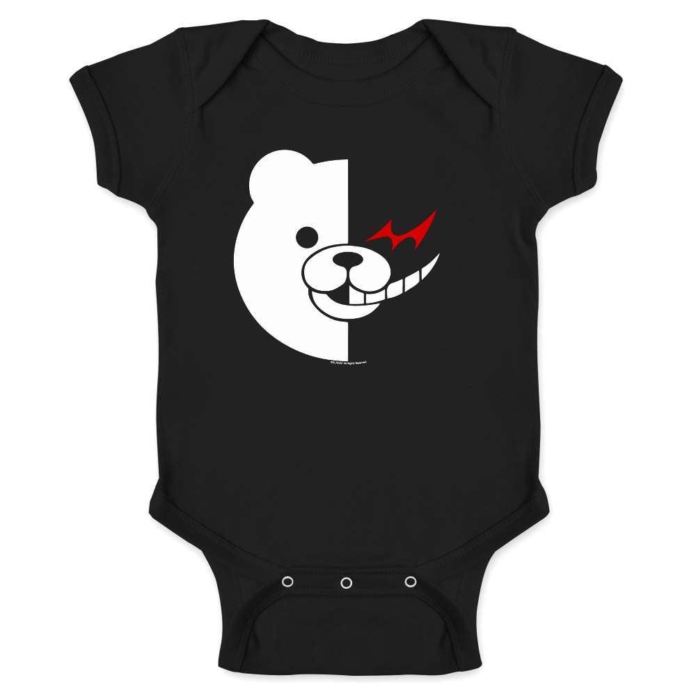 Pop Threads Dangan | Ronpa Monokuma Face Anime Shirt Infant Baby Boy Girl Bodysuit