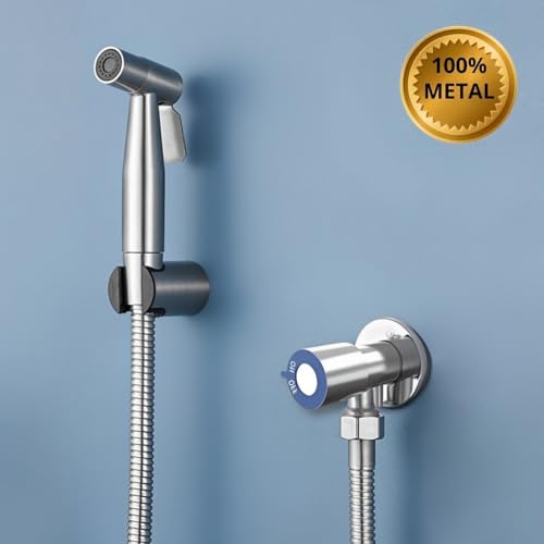 Ducha Higiênica Completa Bidê - Chuveirinho Banheiro, Aço Inox, Design Moderno, Instalação Fácil, Al