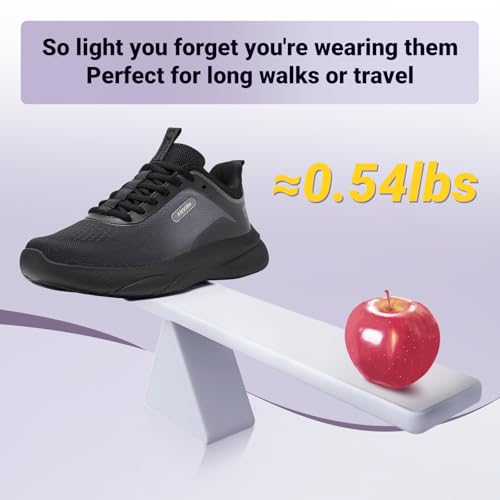 FitVille Wide Slip on Shoes for Women Lightweight Walking Shoes Comfortable Sneakers Wide Width Shoes for Women with Arch Support4