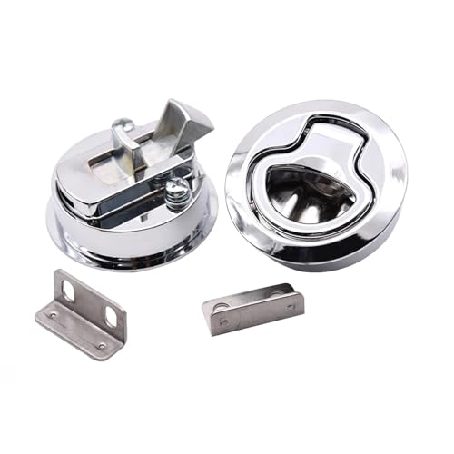 Loquet de trappe de bateau robuste ajustement rond finition noire - 4