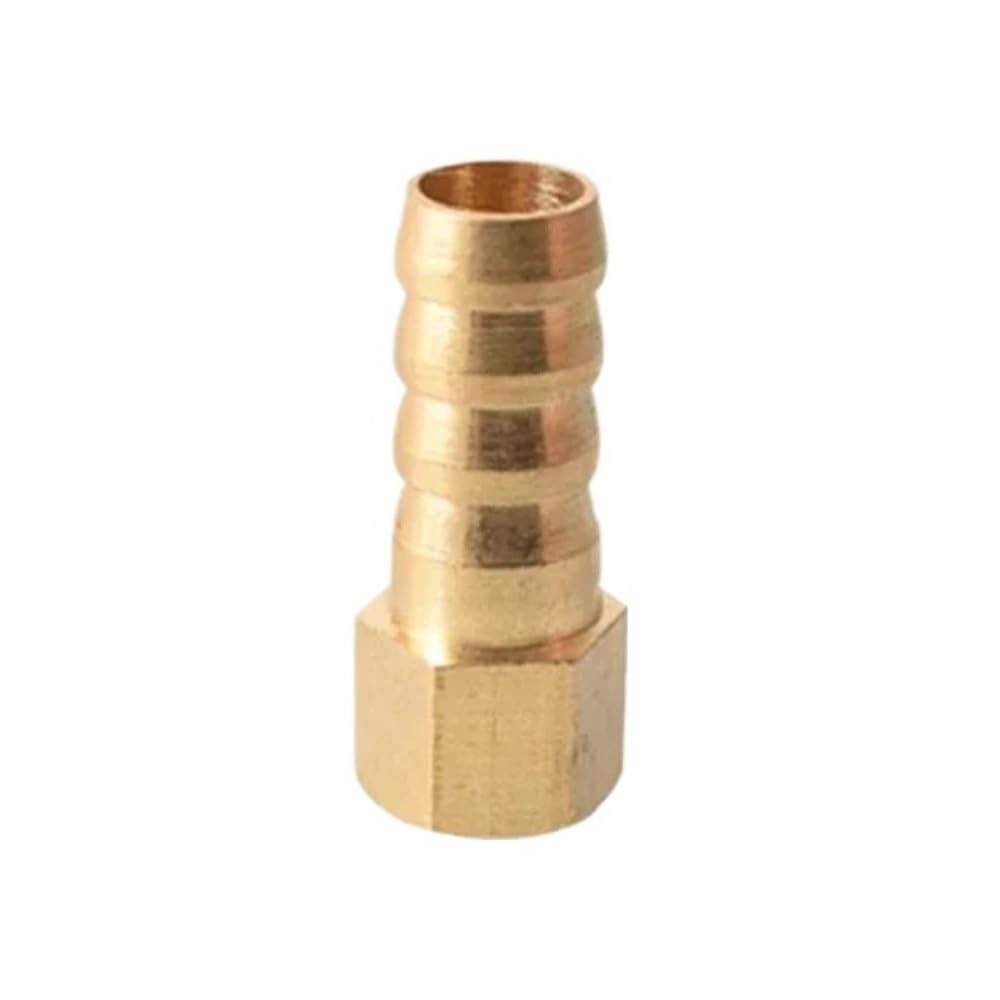Schlauchadapter für Wasser, Messing-Pagodenverbinder, Innengewinde, Schlauchanschlüsse, Widerhaken-Reduzierer(6mmx1/4inch)