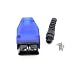 LoongGate OBD II conector macho de 16 pines macho adaptador de enchufe...