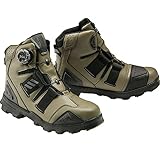 [RSタイチ] バイク ライディングシューズ 靴 防水 プロテクター内蔵 BOAダイヤル シフトガード装備 DRYMASTER コンバットシューズ RSS010 KHAKI 25.0cm