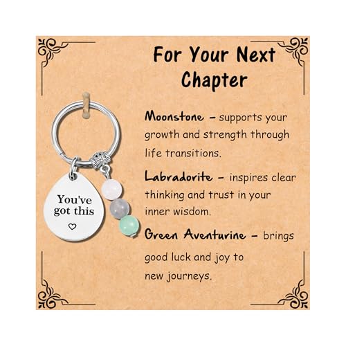 MFTRADING New Chapter Gift Crystal Keychain - Meaningful Pocket Token