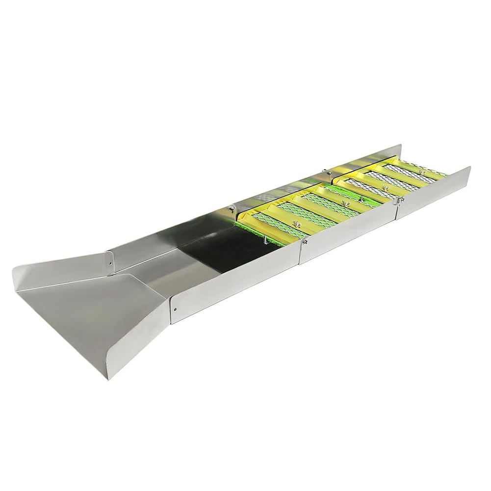 Nondk Gold Mining Chute In Portable Folding Aluminum Alloy Design- Sluice Box For Panning& Prospecting