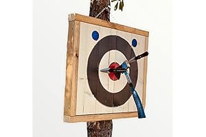Practical Multipurpose Two-Sided Target for Throwing Knives and Axes