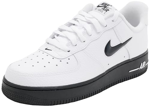 NIKE Air Force 1, Sneaker Hombre, Blanco y Negro, 40.5 EU