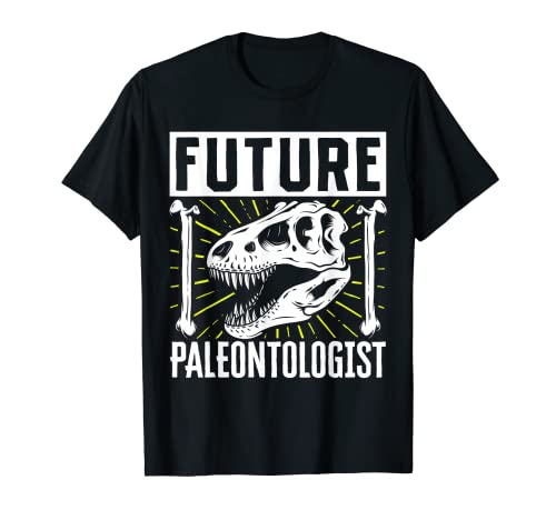 Paleontologia Fossili Digger Dinosauri Futuro Paleontologo Maglietta