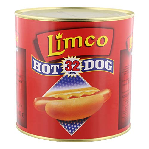 Limco Echte Hot Dogs nach amerikanischem Rezept Dose 32 Stück x 50 Gramm Cover