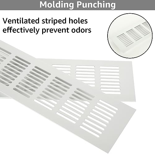 ZOFUN 6 Pcs Air Vent Grille Cover, 300 x 80mm Kitchen Plinth Vent