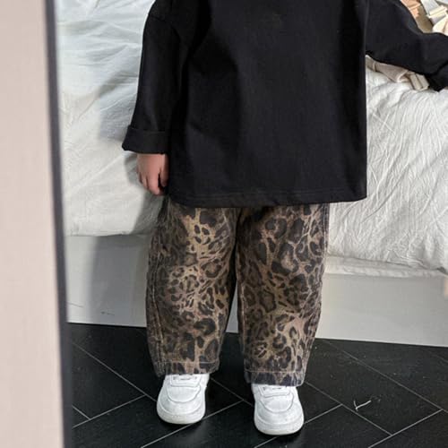 Boys Camo Pants Kids Pull on Elastic Waist Casual Loose Jogging Bottoms Elastic Cuffed Cargo Joggers 3-4 Years4