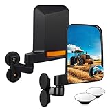 Tractor Mirrors Magnetic with Blind Spot Mirrors, Universal Tractor Rear View Mirror, Compatible with Full Size Forklifts, Tractors, Lawnmowers, Dozers, Golf Cart