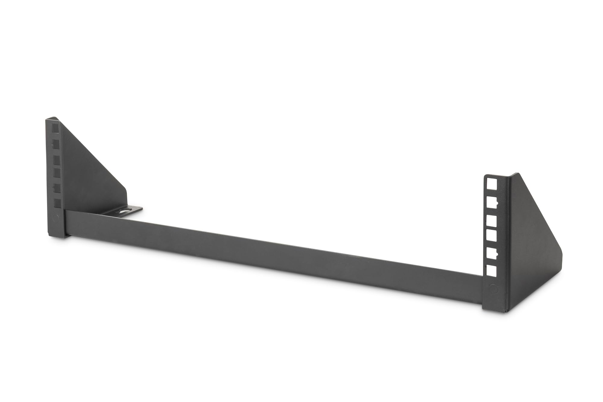 DIGITUS DN-48003 – 19-inch frame – 2U – Universal frame for 19" equipment – Vertical wall mounting – Unassembled – For audio-video accessories – 105 x 504 x 151 mm – Black