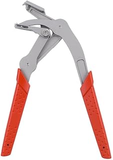 Automotive Clip Removal Pliers – Professional Panel Clip Puller Tool for Car Door Panel, Bumper & Trim Fastener Removal, Plastic Rivet Extractor, No-Scratch Interior Upholstery Clip Tool (Red-1pc)