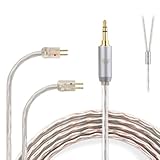 okcsc 0.78 2PIN to 3.5mm 4 Core Upgraded Replacement Earphones Cable IEM Cable for Astell&Kern Diana/Final A3000/A4000/A5000 64 Audio U12t/U18t IEMs 3.94FT