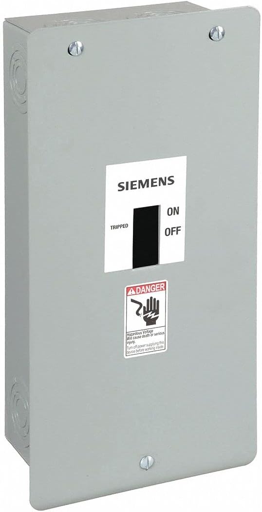 SIEMENS E2N1F Breaker ED Enclosure Type 1 Flush, Black