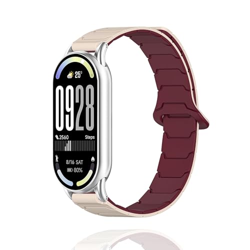[AnnTec] For Xiaomi Smart Band 10 / 9 / 8 �����x���g �o���h �R���p�`�u�� �V���I�~ �X�}�[�g�o���h 10 / 9 / 8 �ւ��x���g �V���R���� �}�O�l�b�g �N���X�v �ʋC�� �_�炩�� ���߉\ ��t�ȒP �j����
