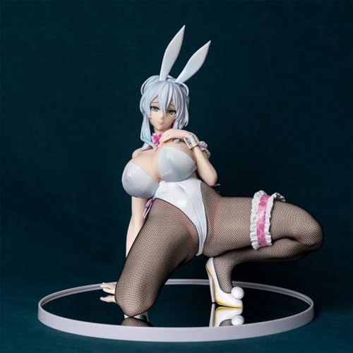 Figura de acción de anime, modelo de estatua, postura de rodillas, hermosa niña, chica sexy con zapatos blancos y calcetines negros, decoración de dormitorio, decoración de coche, regalo H