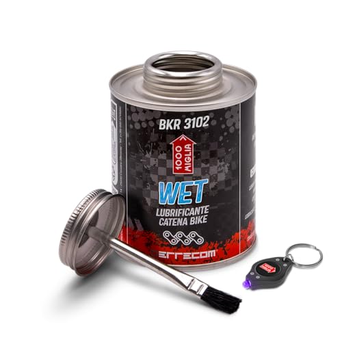 Lubrifiant pour chaîne vélo wet Miglia BKR 3102 pour sorties sous la pluie