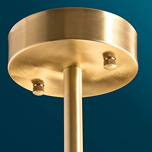 Plafonnier industriel rustique et lustre spoutnik or moderne - 7