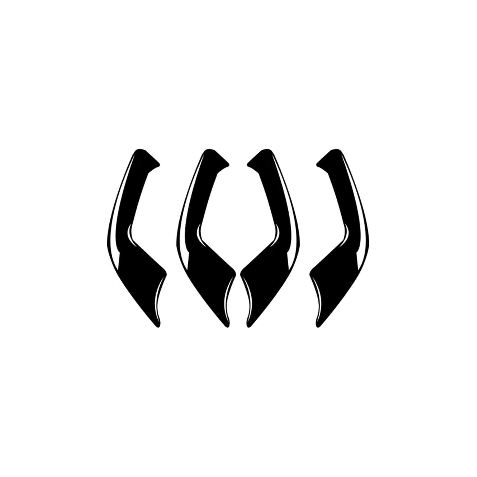 Interior Trim Fits For Chevrolet For Sonic 2012-2016 Car Interior Soft Trim Door Bowl Interior Sticker Cover(C)